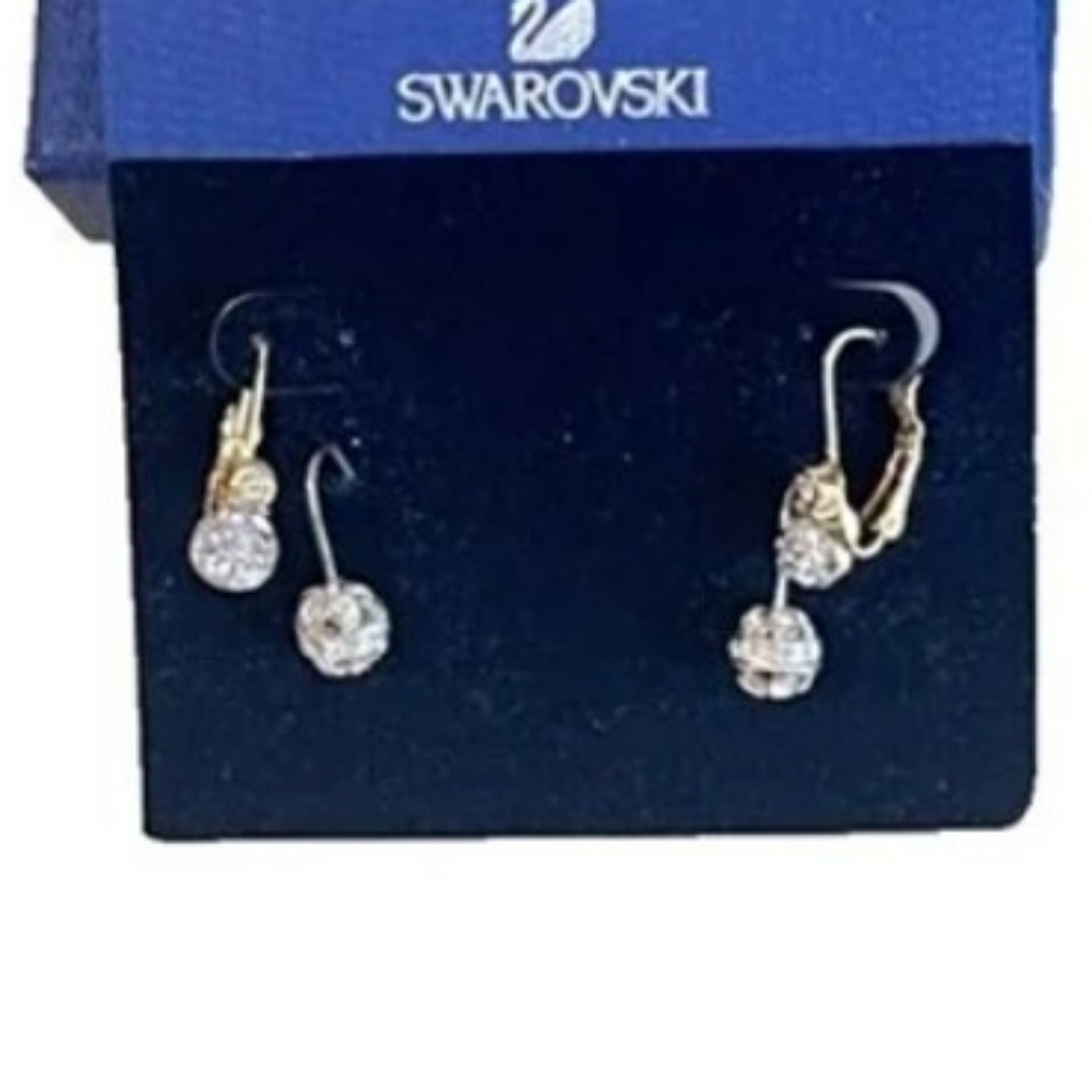 2 pair of Swarovski earrings
